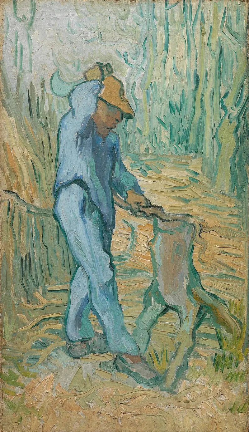 De Houthakker (naar Millet) - Vincent van Gogh