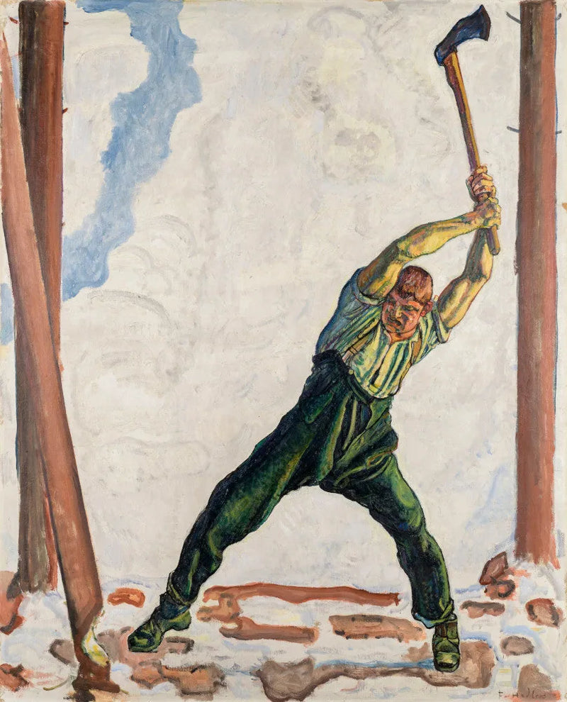 De houthakker - Ferdinand Hodler
