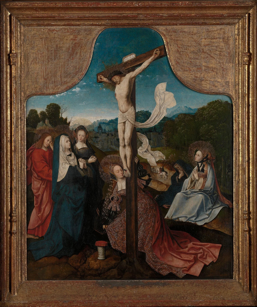 Het Calvarie - Jacob Cornelisz van Oostsanen