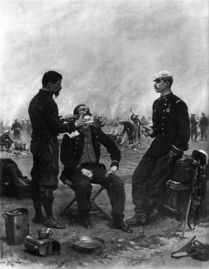 Het Kamp Barber - Édouard Detaille