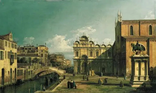 Le Campo Santi Giovanni e Paolo, Venetië, met de westelijke rand van de kerk en de Scuola di San Marco - Canaletto

Source:
Le Campo Santi Giovanni e Paolo, Venise, avec l'extrémité ouest de l'église et la Scuola di San Marco - Canaletto