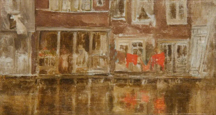 Het kanaal van Amsterdam - James Abbott McNeill Whistler