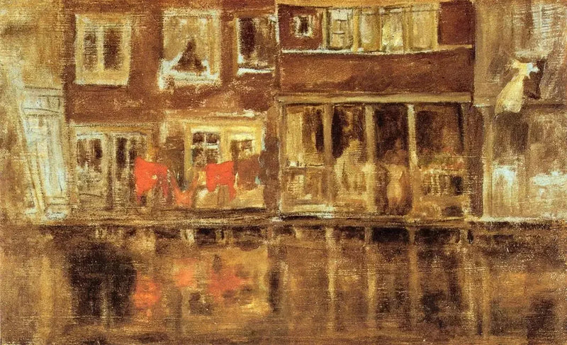 Het kanaal van Amsterdam - James Abbott McNeill Whistler