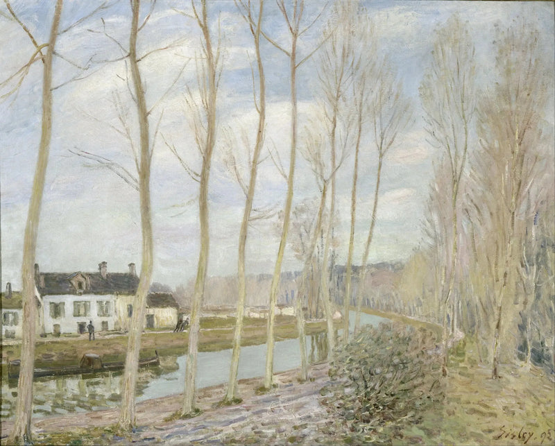 Het Kanaal van Loing - Alfred Sisley