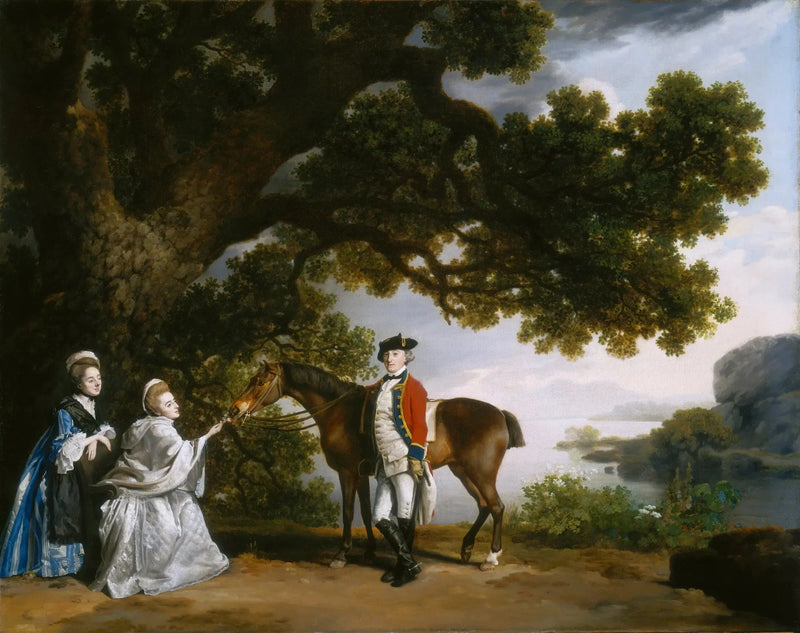 De kapitein Samuel Sharpe Pocklington met zijn vrouw, Pleasance, en mogelijk haar zus, Frances - George Stubbs

Source:
Le capitaine Samuel Sharpe Pocklington avec sa femme, Pleasance, et peut-être sa sœur, Frances - George Stubbs