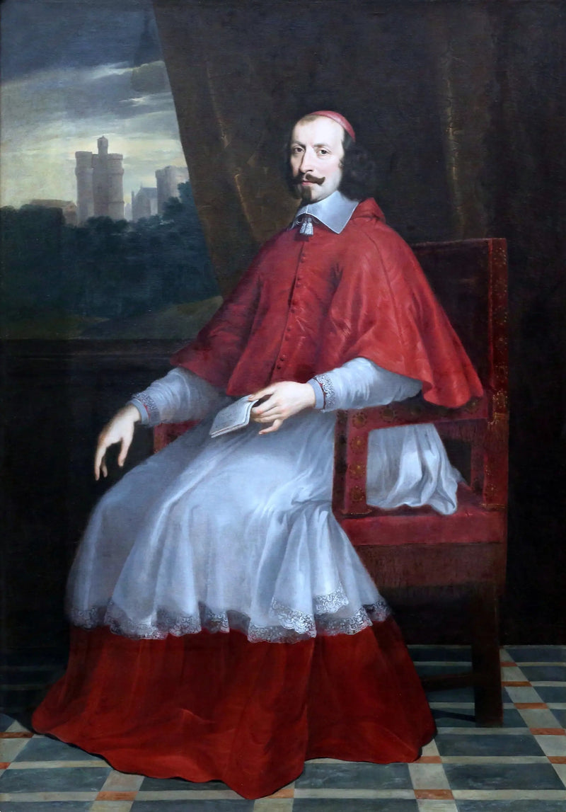 De kardinaal Mazarin - Philippe de Champaigne