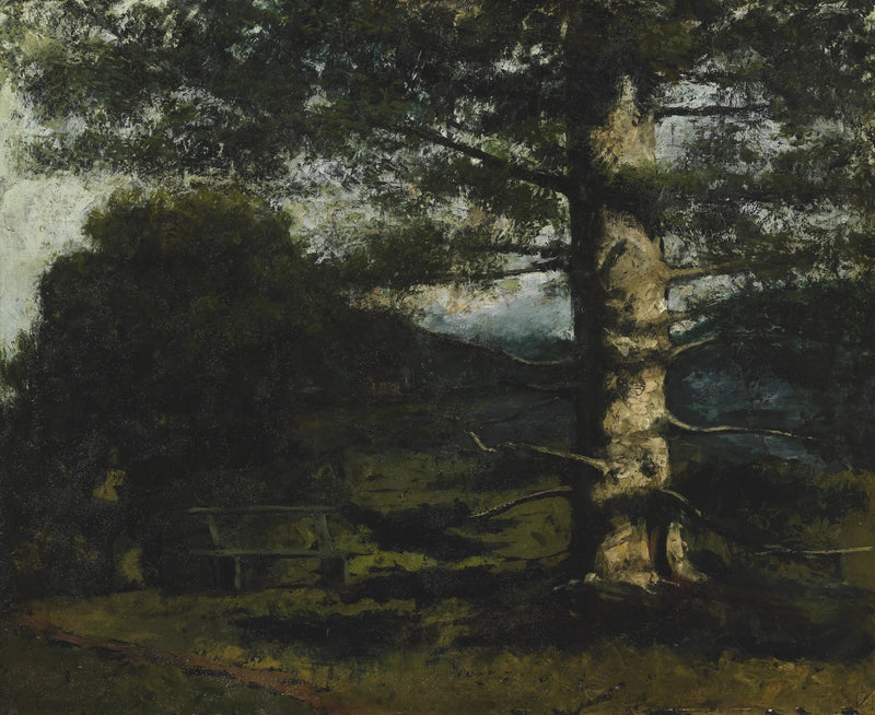 De ceder van Hauteville - Gustave Courbet