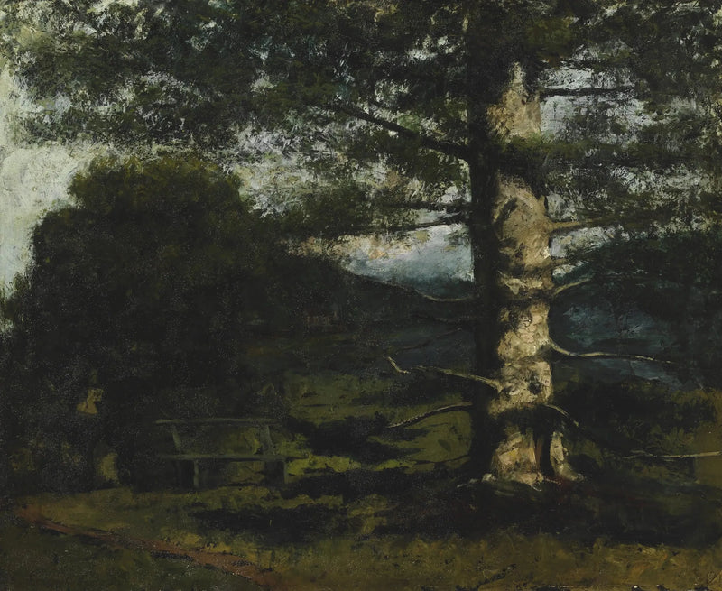 De ceder van Hauteville - Gustave Courbet