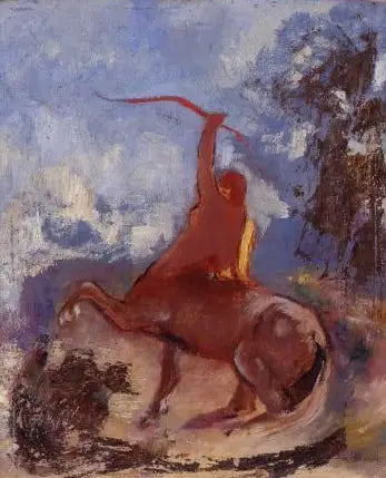 De Centaur met boog - Odilon Redon