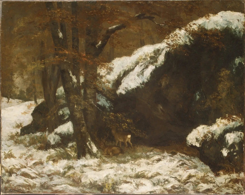 De hert - Gustave Courbet