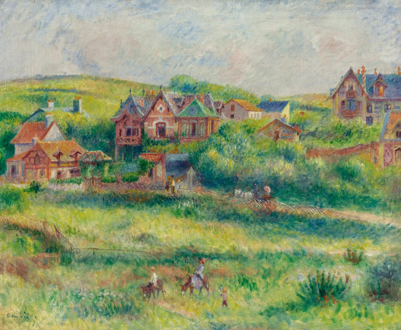 De chalet van Blanche Pierson in Pourville - Pierre-Auguste Renoir