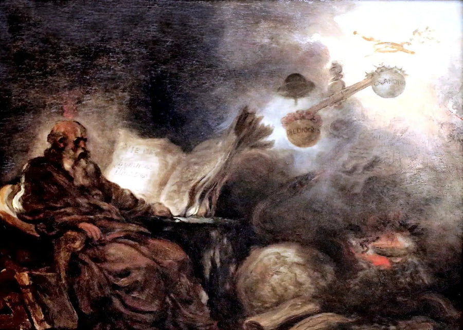 Het lied van Plutarchus - Jean-Honoré Fragonard