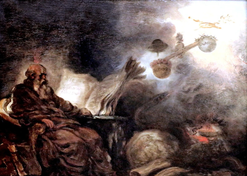 Het lied van Plutarchus - Jean-Honoré Fragonard