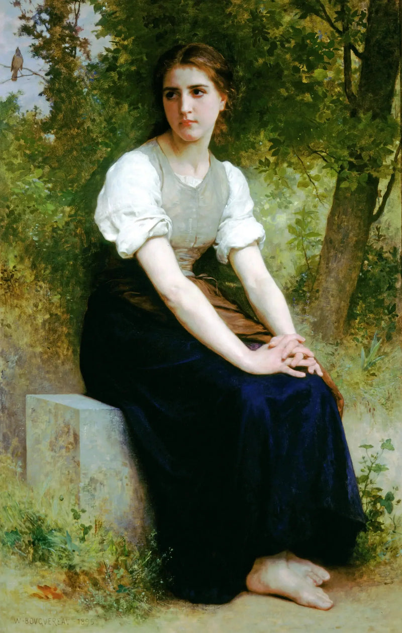 Het Lied van de nachtegaal - Bouguereau
