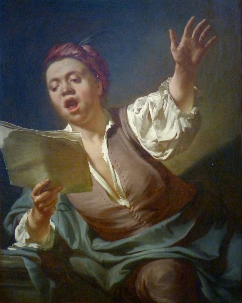 De zanger - Giovanni Battista Piazzetta