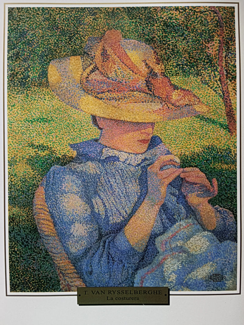 Het Strohoedje - Théodore van Rysselberghe
