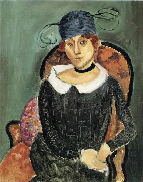 De struisvogelveren hoed - Henri Matisse