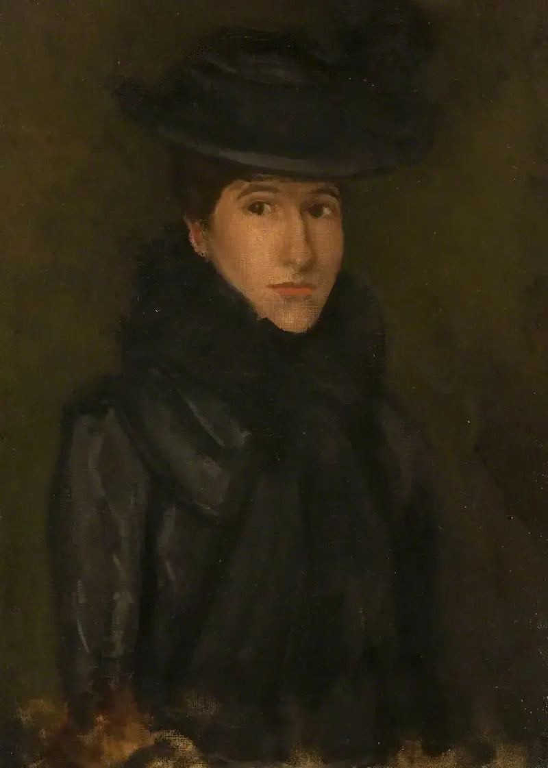 De Zwarte Hoed - Mevrouw Rosalind Birnie Philip; 1900-1902 - James Abbott McNeill Whistler