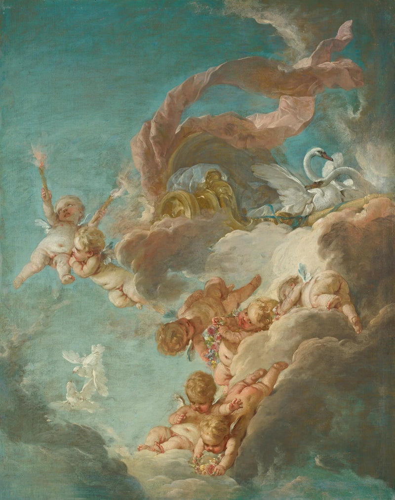 De Venus-wagen - François Boucher