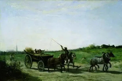 De Arras-wagen - Jean-Baptiste Camille Corot