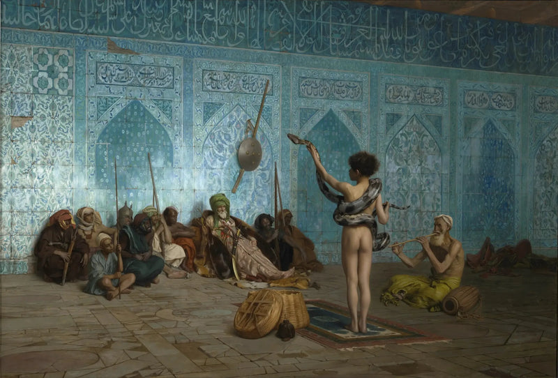 De Slangenbezweerder - Jean-Léon Gérôme
