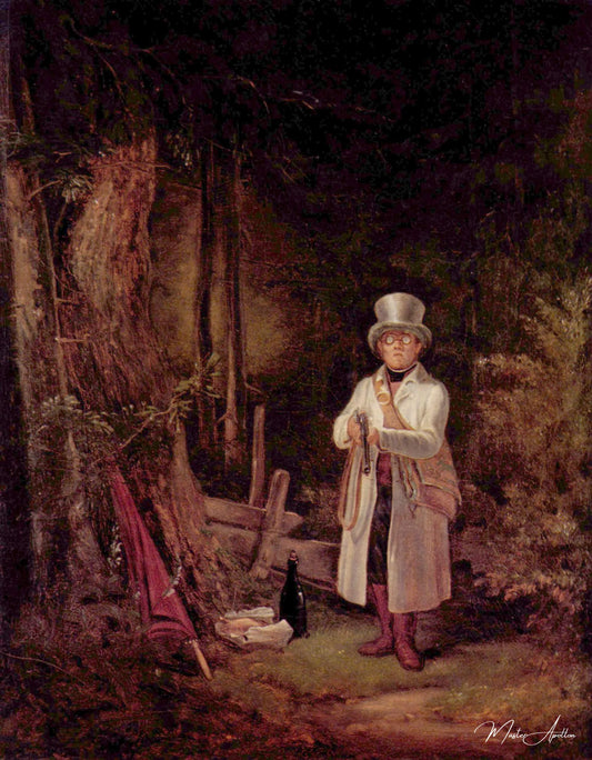 Le Chasseur du dimanche - Carl Spitzweg - Reproductions de tableaux et peintures haut de gamme