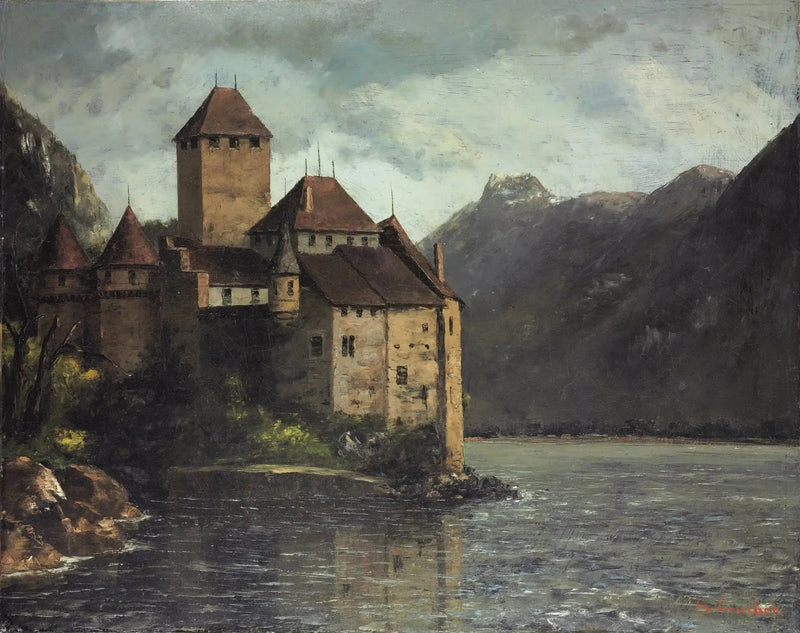 Het kasteel van Chillon - Gustave Courbet