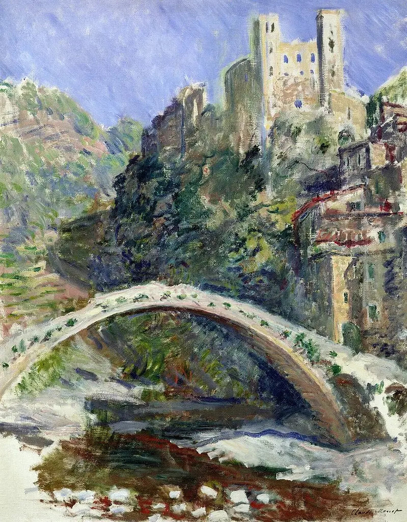 Het kasteel van Dolceacqua - Claude Monet