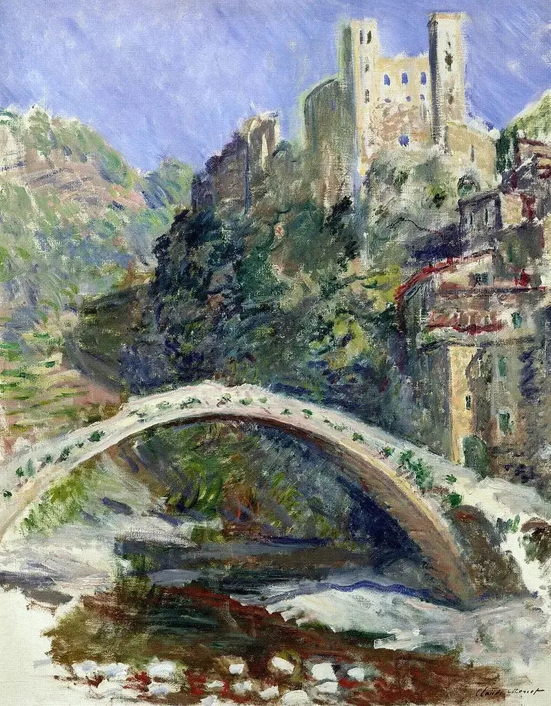 Het kasteel van Dolceacqua - Claude Monet
