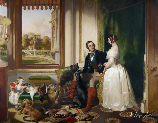 Le château de Windsor à l'époque moderne - Edwin Landseer - Reproductions de tableaux et peintures haut de gamme