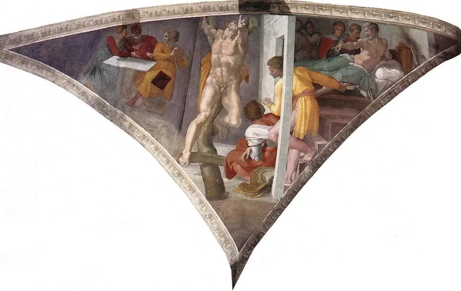 De Straf van Haman - Michelangelo