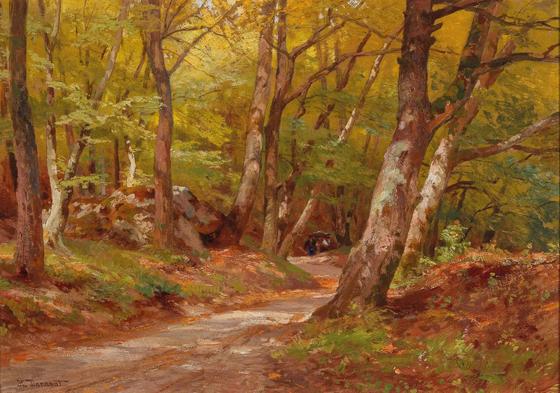 Het pad in het bos - Hugo Darnaut