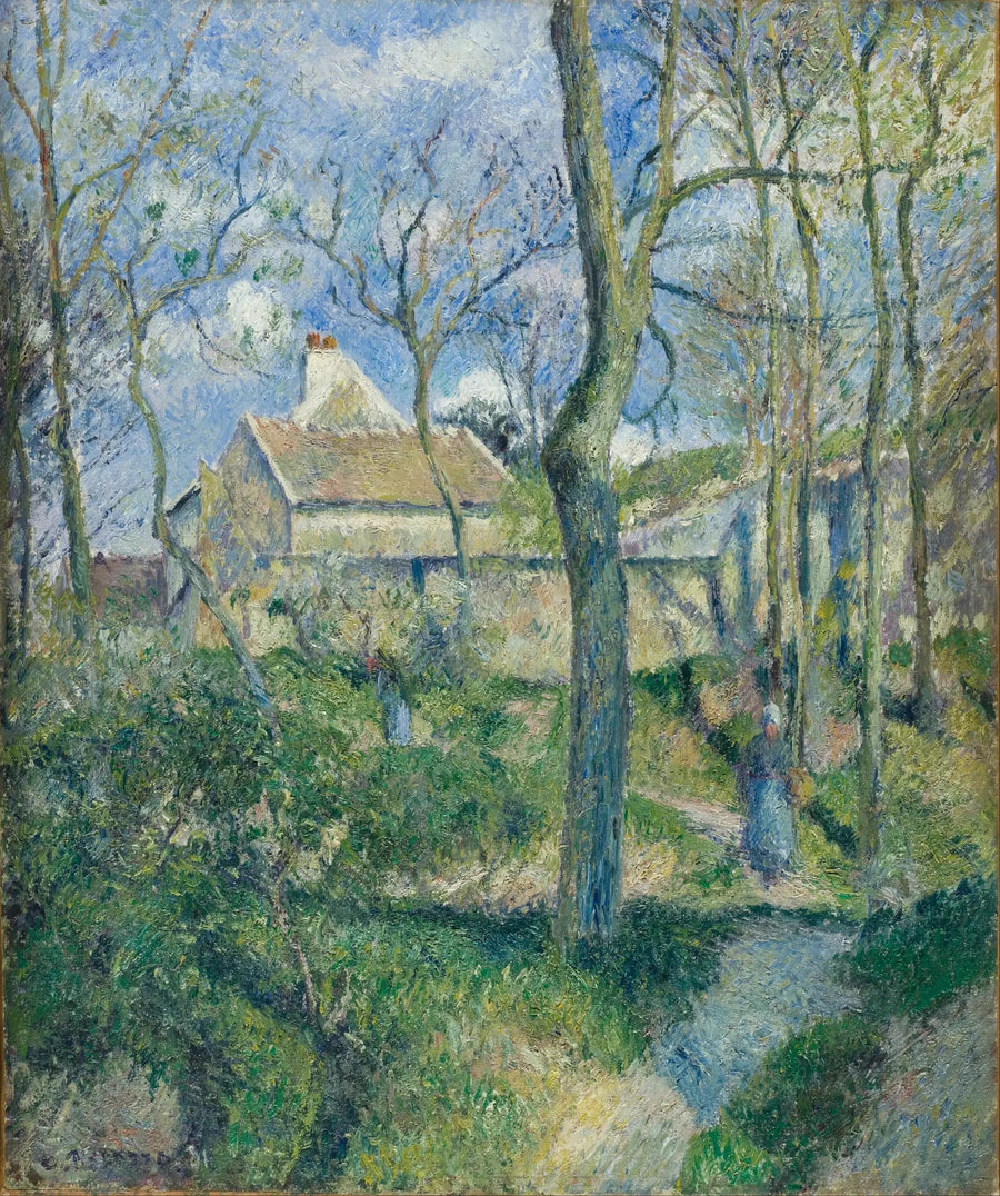 De weg van de Pouilleux, Pontoise - Camille Pissarro