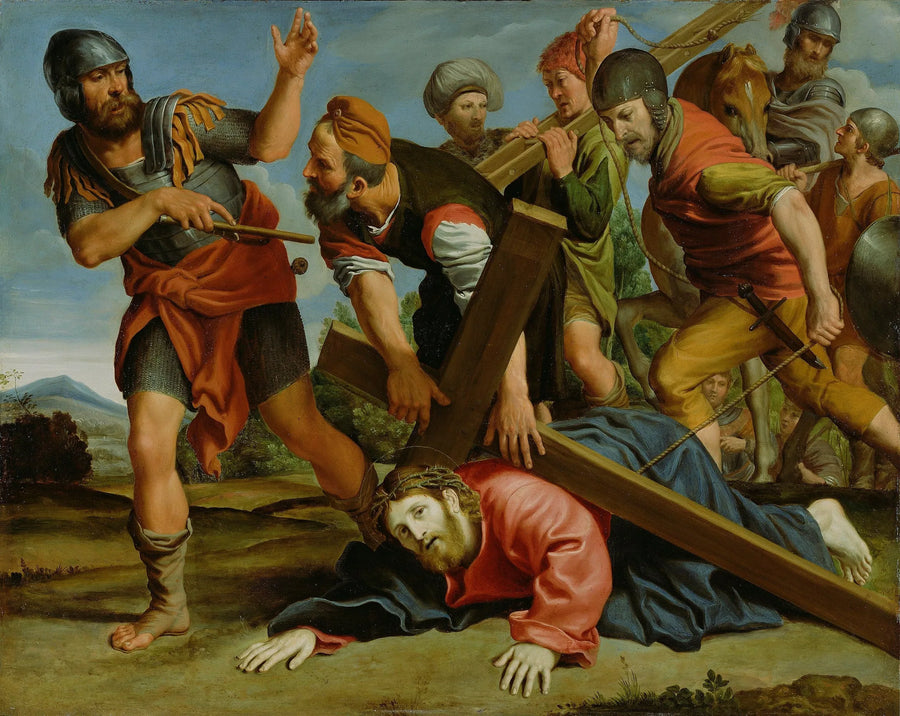 De weg naar het Calvarieberg - Domenichino