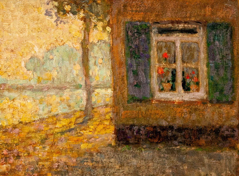 Het kanaalpad in Gravelines - Henri Le Sidaner