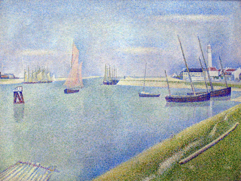 Het Kanaal van Gravelines, in de richting van de zee - Georges Seurat