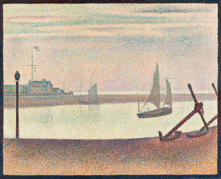 Het Kanaal van Gravelines, een avond - Georges Seurat