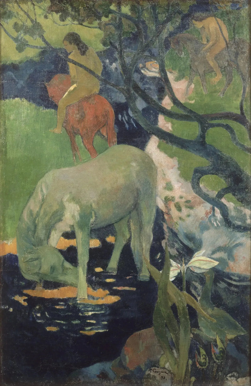 Het Witte Paard - Paul Gauguin