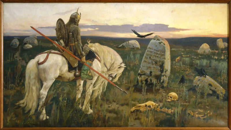 De ridder bij het kruispunt - Viktor Vasnetsov

Source:
Le Chevalier à la croisée des chemins - Viktor Vasnetsov