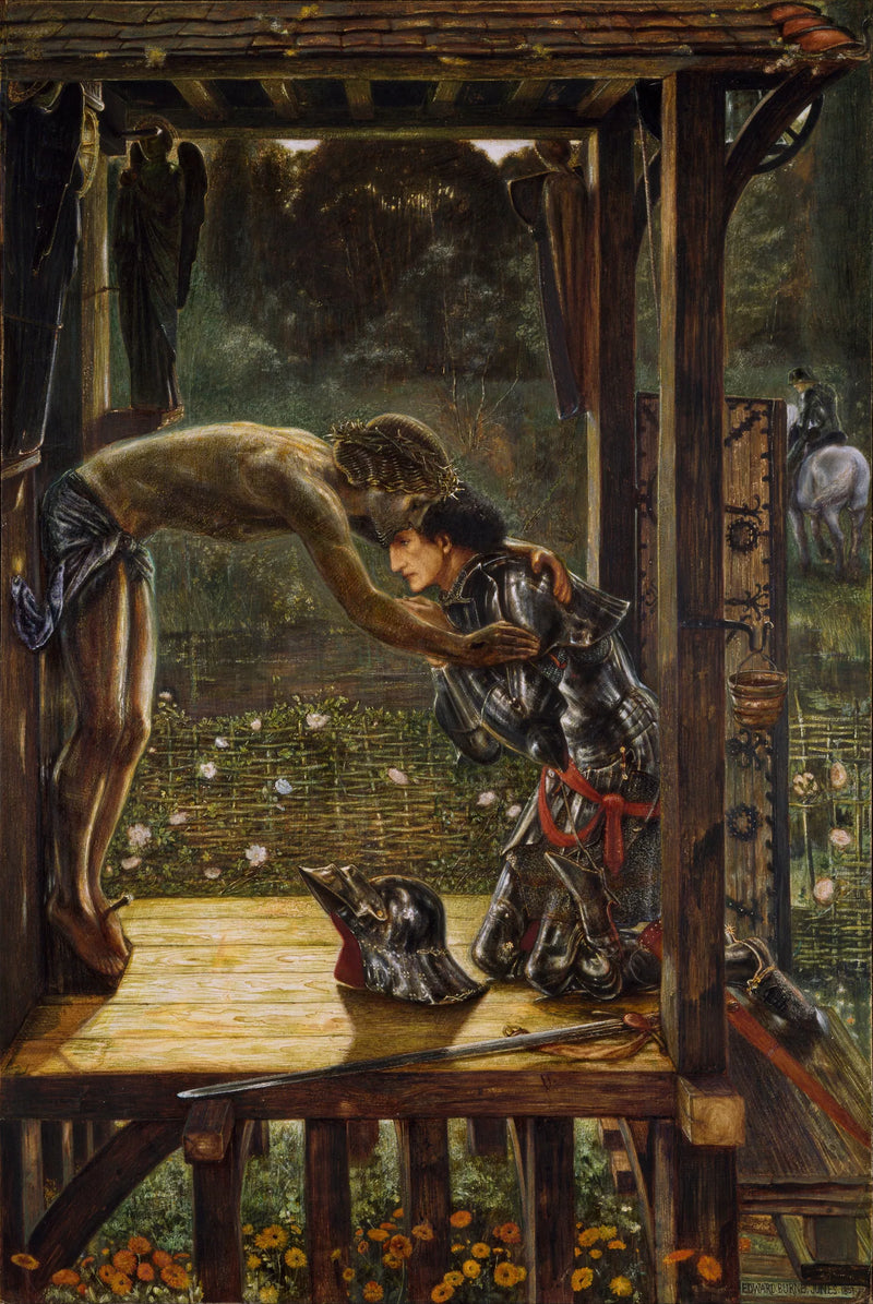 De Barmhartige Ridder - Edward Burne-Jones