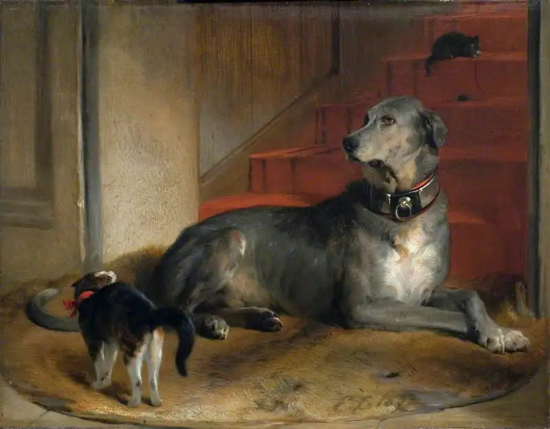Het hond van Lady Blessington: De barrière - Edwin Henry Landseer

Source:
Le chien de Lady Blessington : La barrière - Edwin Henry Landseer