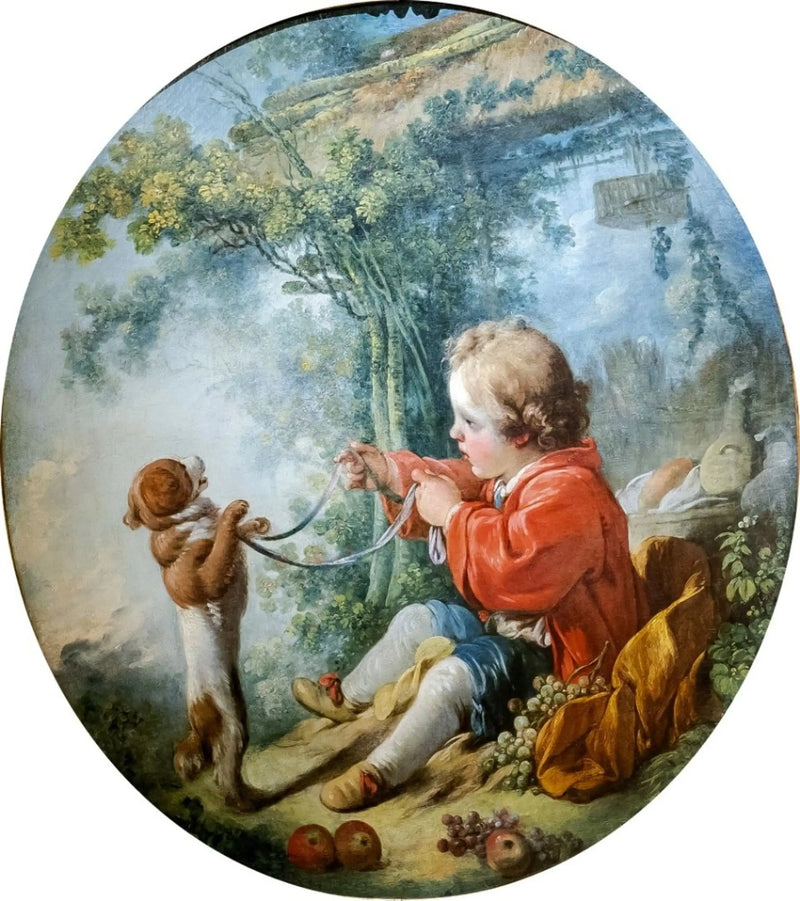 De wijze hond - Jean-Honoré Fragonard