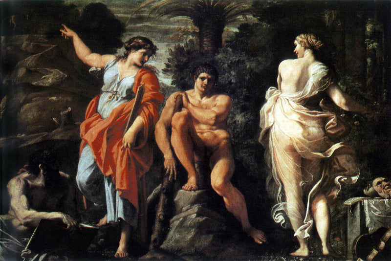 De keuze van Hercules - Annibale Carracci