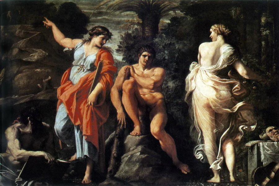 De keuze van Hercules - Annibale Carracci