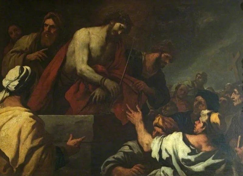 De Christus geleid naar Golgotha - Luca Giordano
