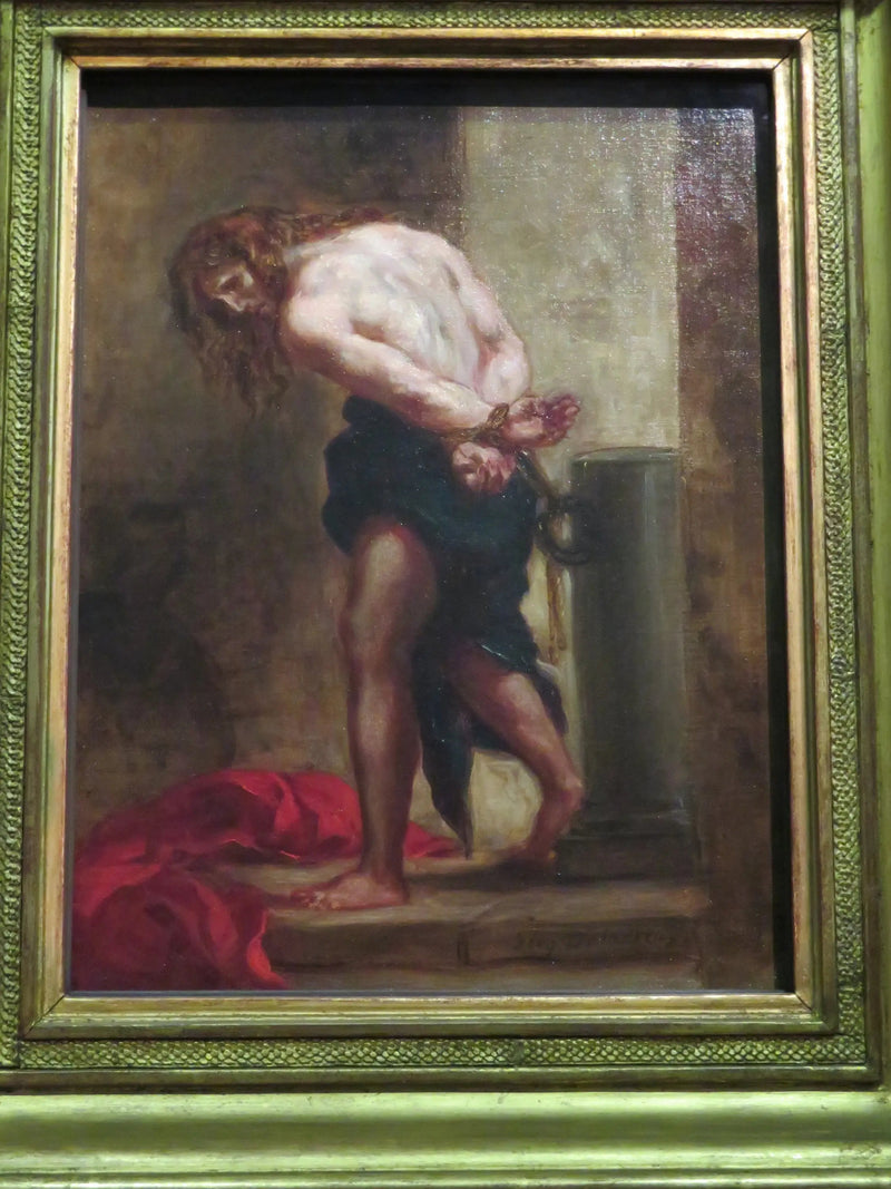 Christus aan de kolom - Eugène Delacroix