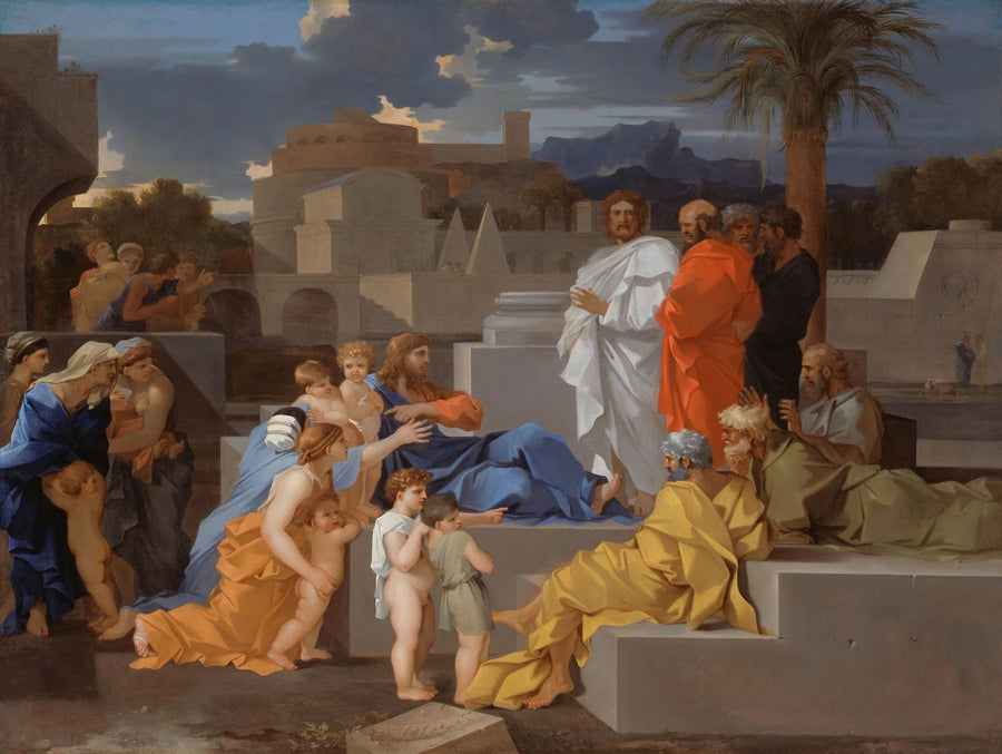 Le Christ accueillant les enfants - Sébastien Bourdon