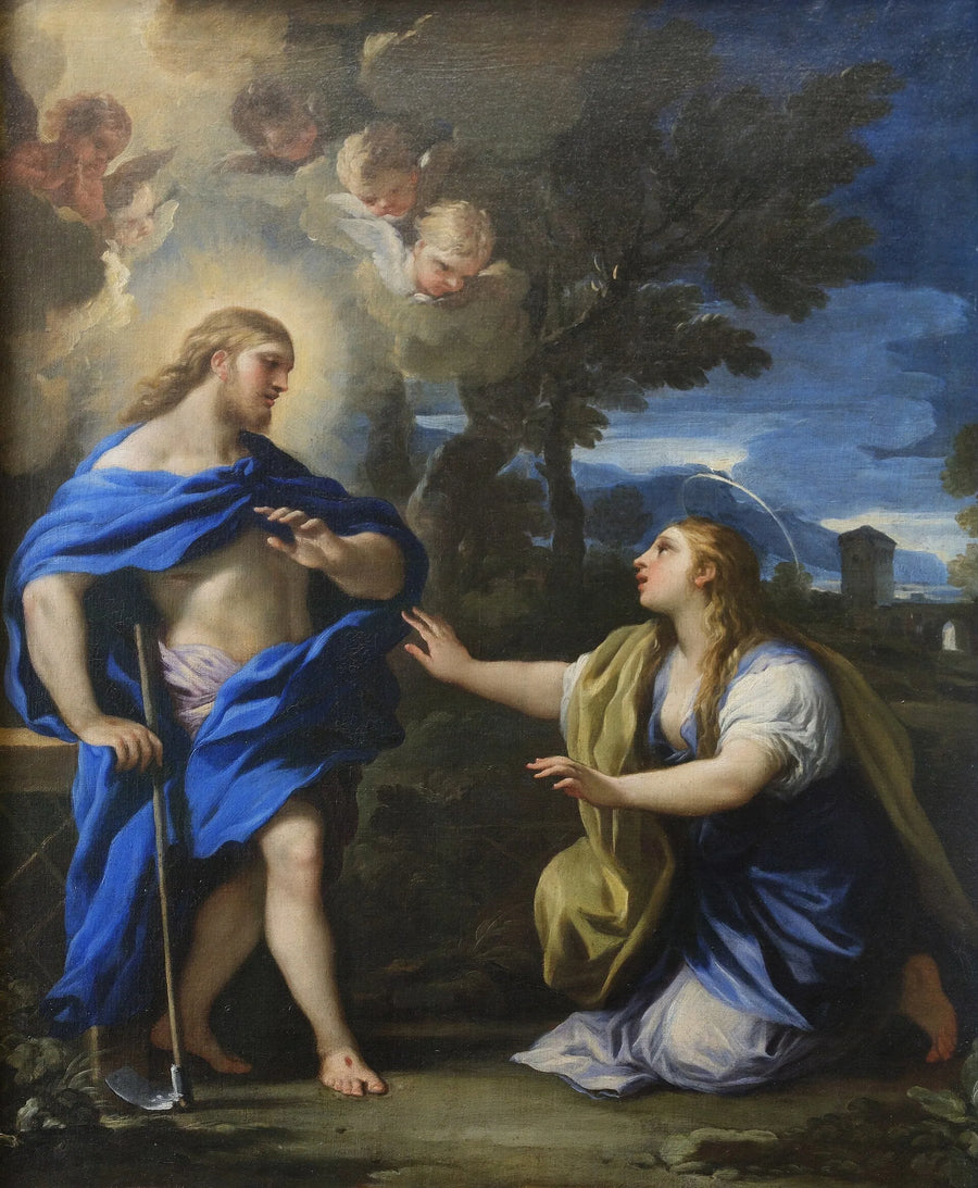 Christus die aan Magdalena verschijnt - Luca Giordano