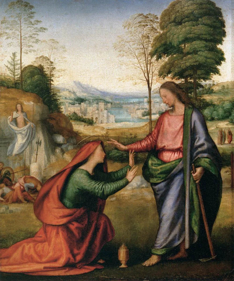 Het Christusverschijning aan Sint-Magdalena - Fra Bartolomeo