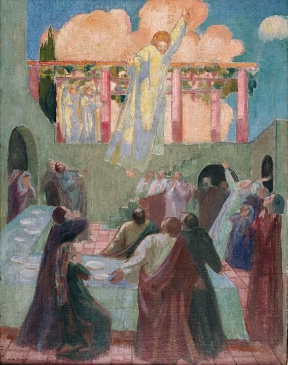 Christ die aan de apostelen verschijnt - Maurice Denis